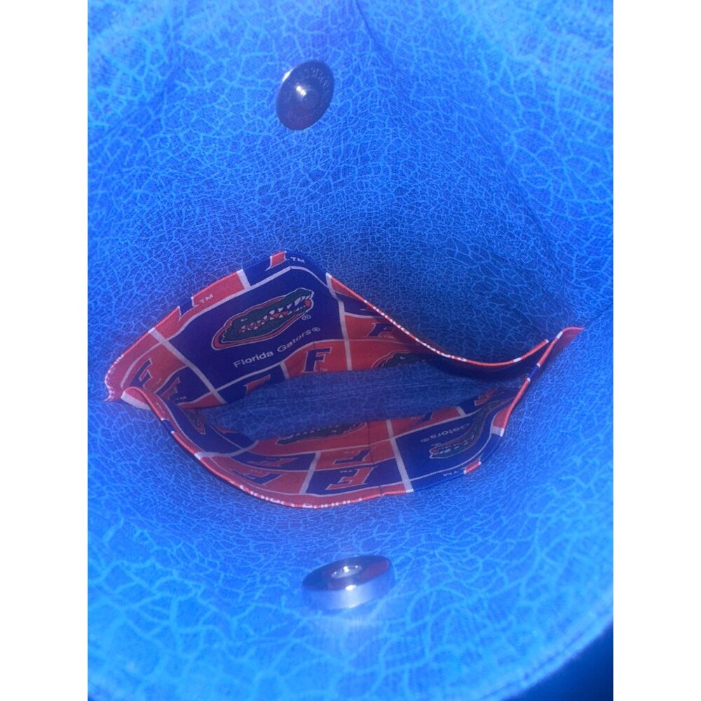 Florida Gators Custom Crossbody Bag Cotton Orange Blue Slot Pockets Magnet Close - Picture 4 of 5